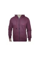 Maroon Zipper Hoodie
