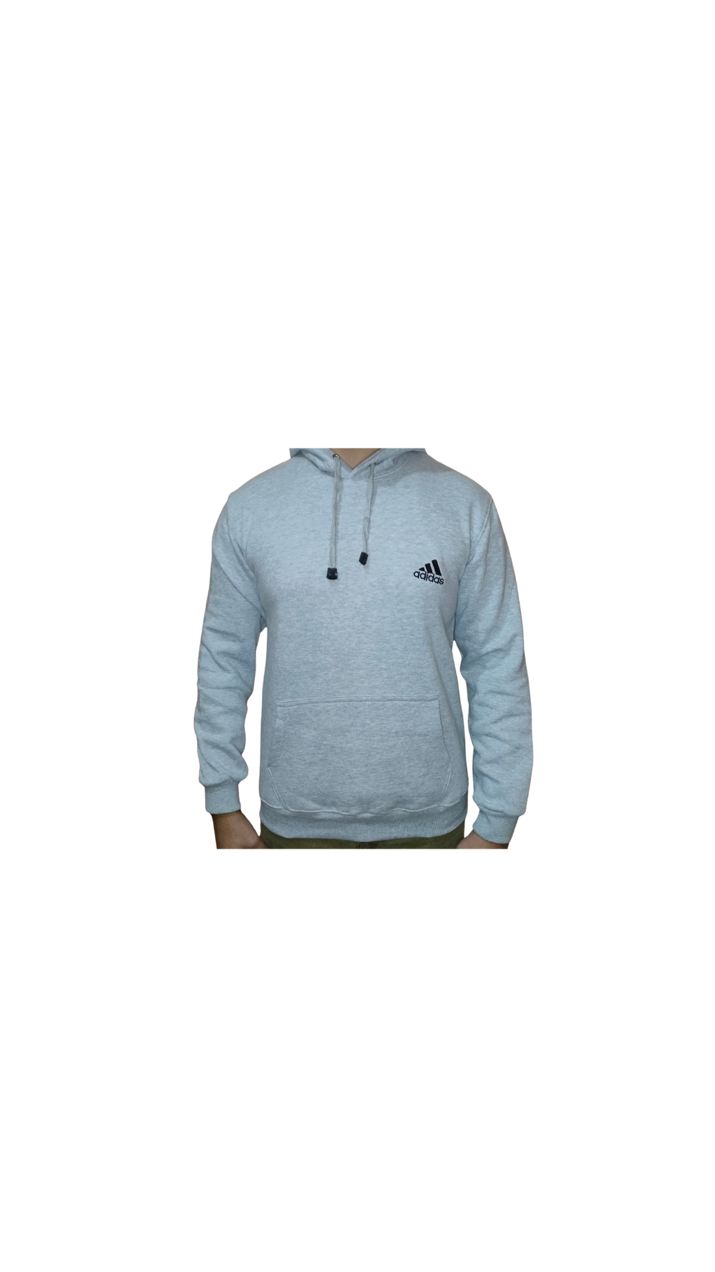Grey Pullover Hoodie